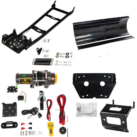 KFI Snowplow Kit fits 2014+ Honda TRX 500/520 Foreman & Rubicon & 2015+ TRX420 Rancher ATV - MojoMotoSport.com