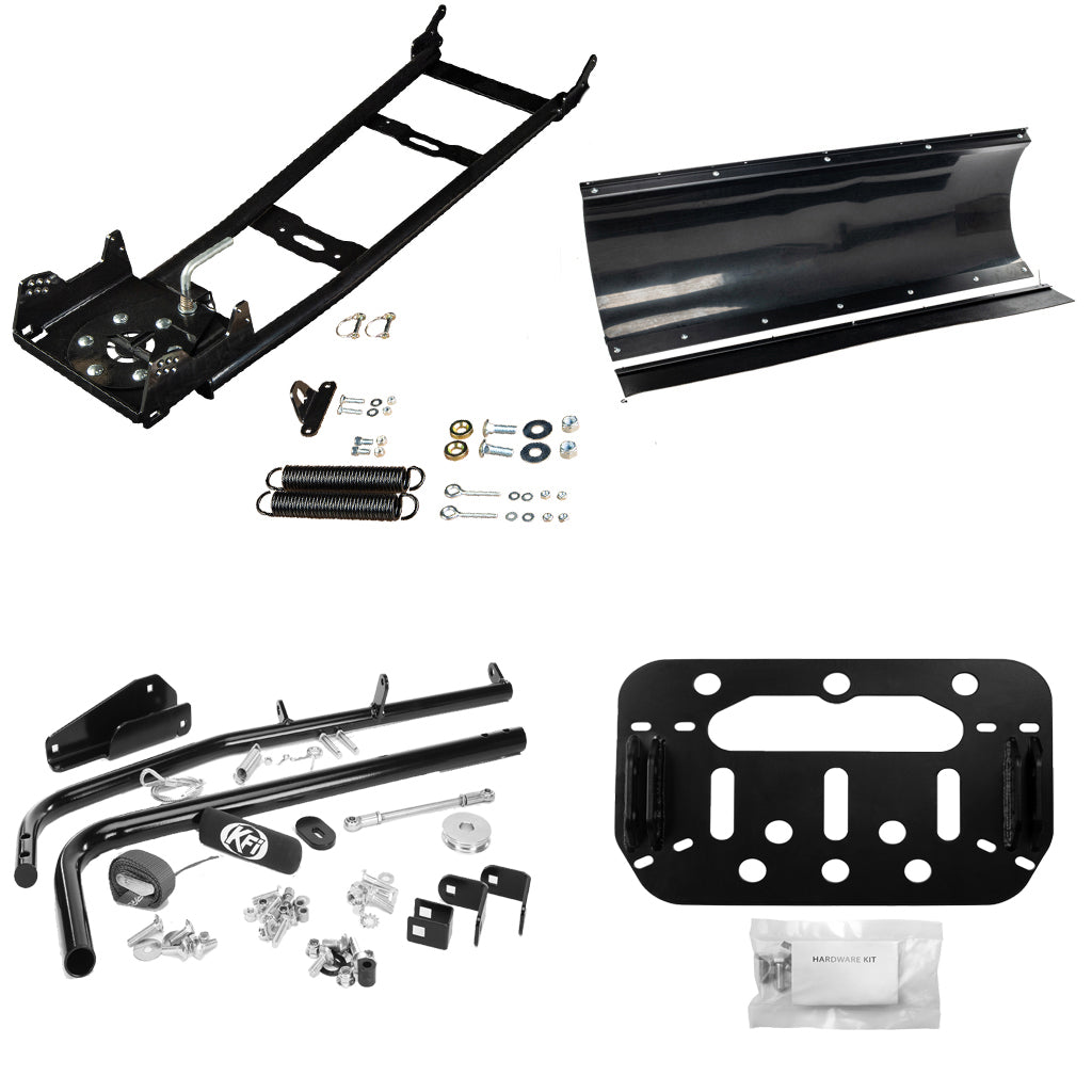 Open Trail Snowplow Kit Yamaha Kodiak 700 & Grizzly 700 ATV (2016 - on) - MojoMotoSport.com