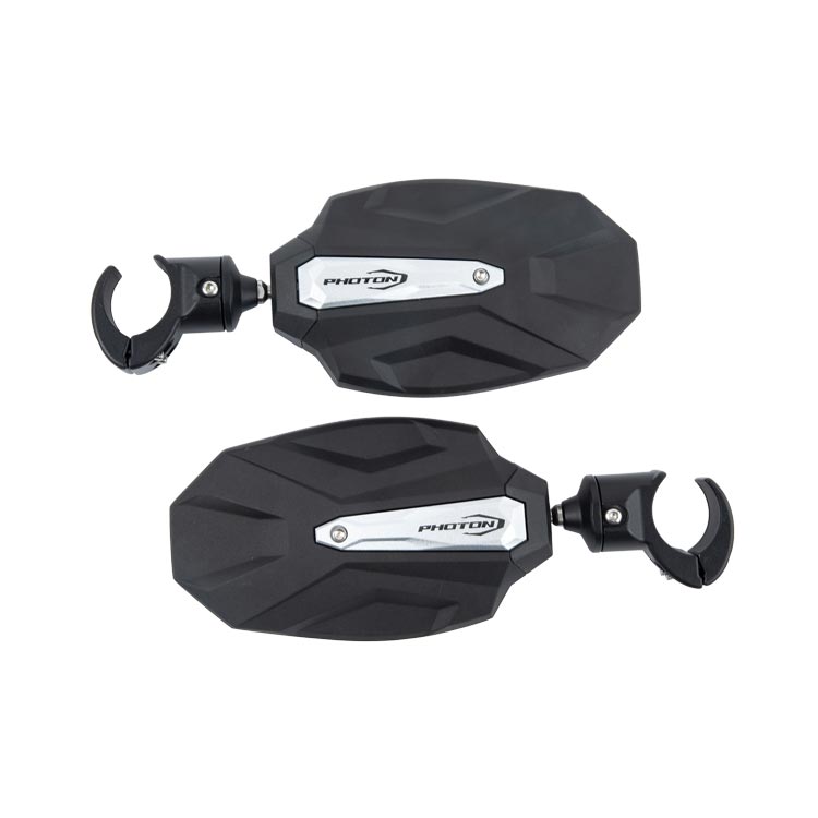 Seizmik Photon Side View Mirror with Cast Aluminum Body & Bezel Adjustable Clamp (Pair) | 56-18112