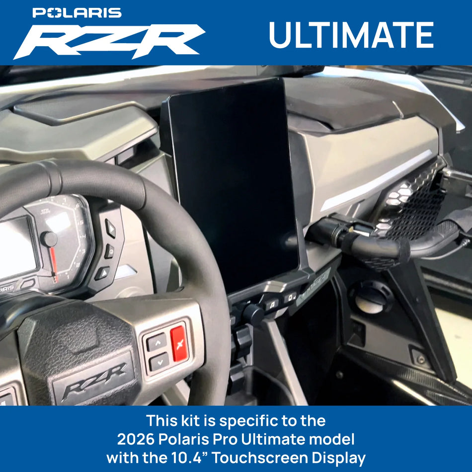 Rugged Radios Complete Communication Kit w/ Bluetooth Intercom & 2-Way Radio for 2026 Polaris RZR Pro R Ultimate