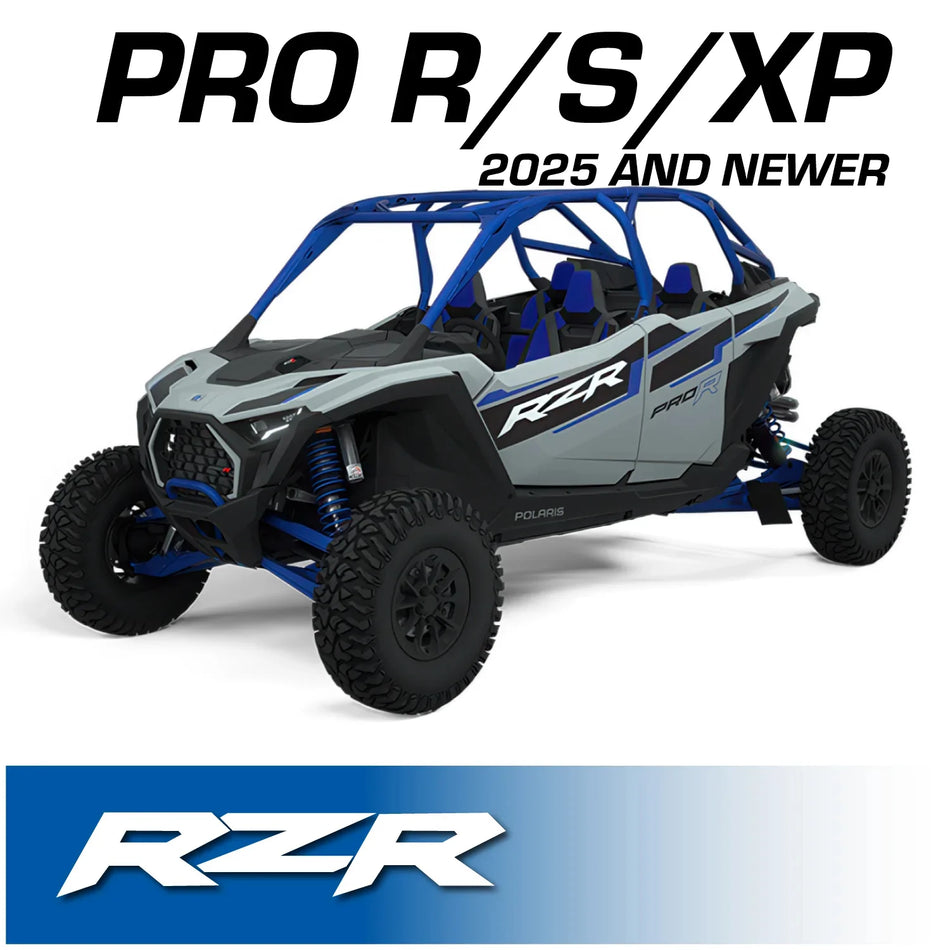 Rugged Radios Complete Communication Kit w/ Bluetooth Intercom & 2-Way Radio for 2025+ Polaris RZR Pro XP/R/S