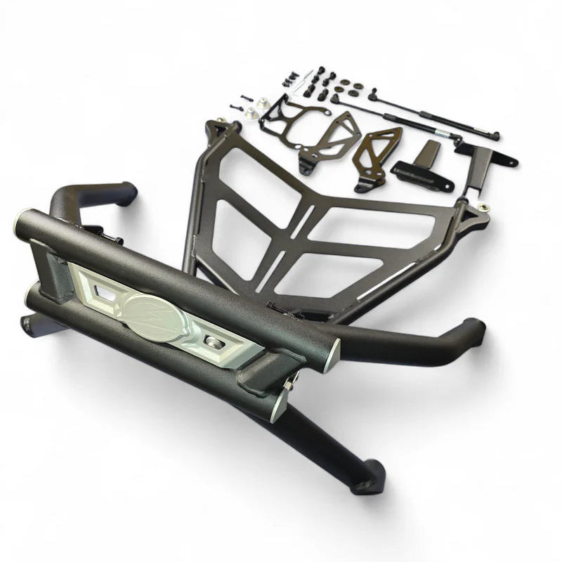 Elektric Offroad 2022+ Polaris RZR Pro R Amp Rear Tire Rack Rear Bumper Combo
