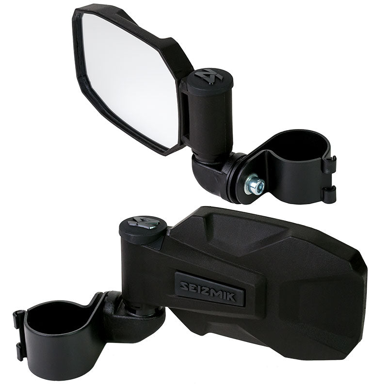 Seizmik Strike Side View Mirror (Pair) 2″ Round Tube | 56-18092