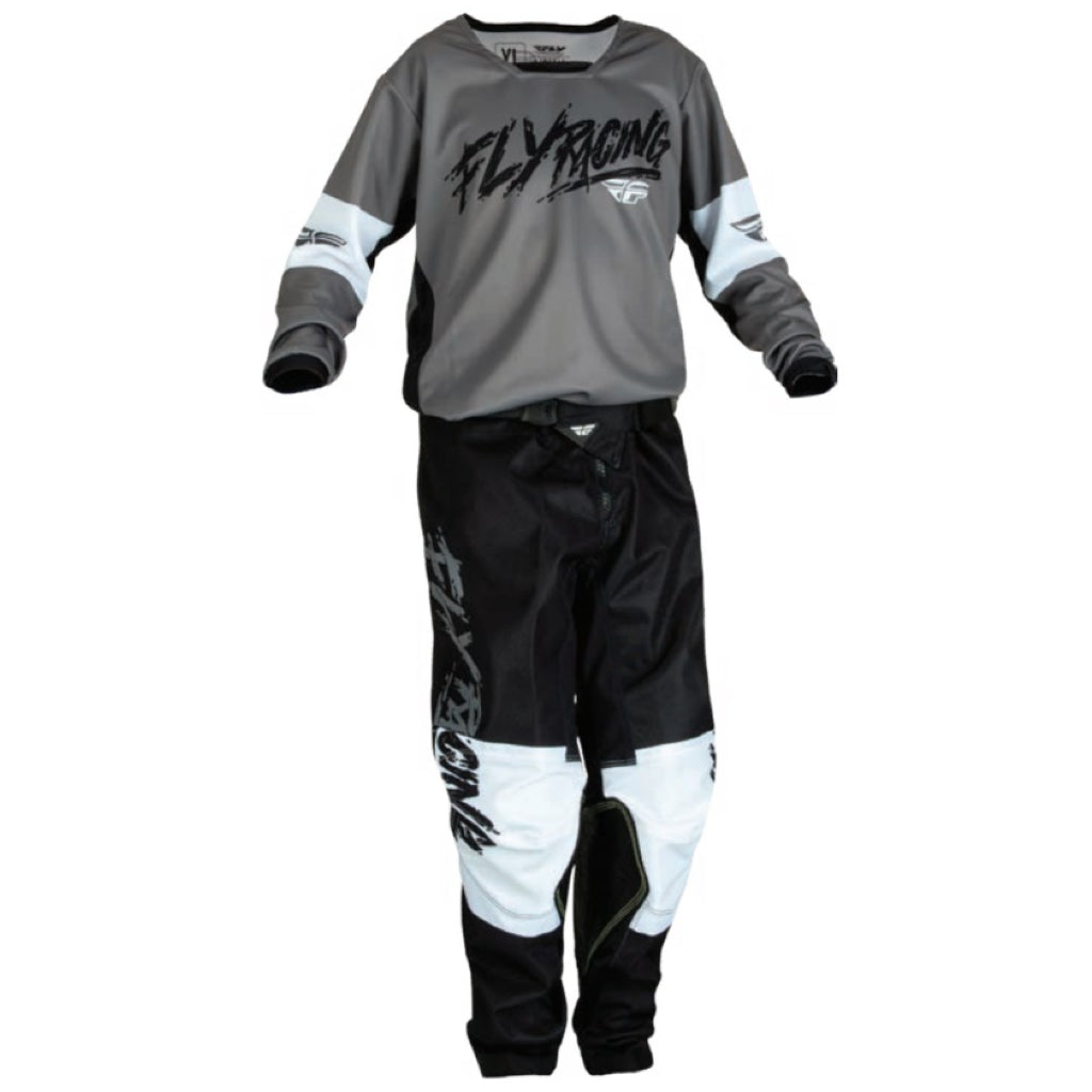 Fly Racing Youth Kinetic Khaos R/G/H 2024 Jersey/Pants Kit