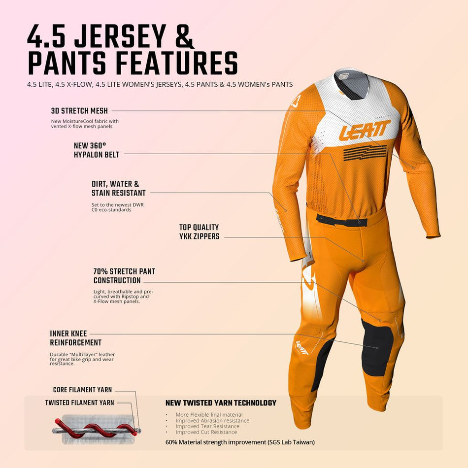 Leatt 4.5 X-Flow Moto Jersey V26