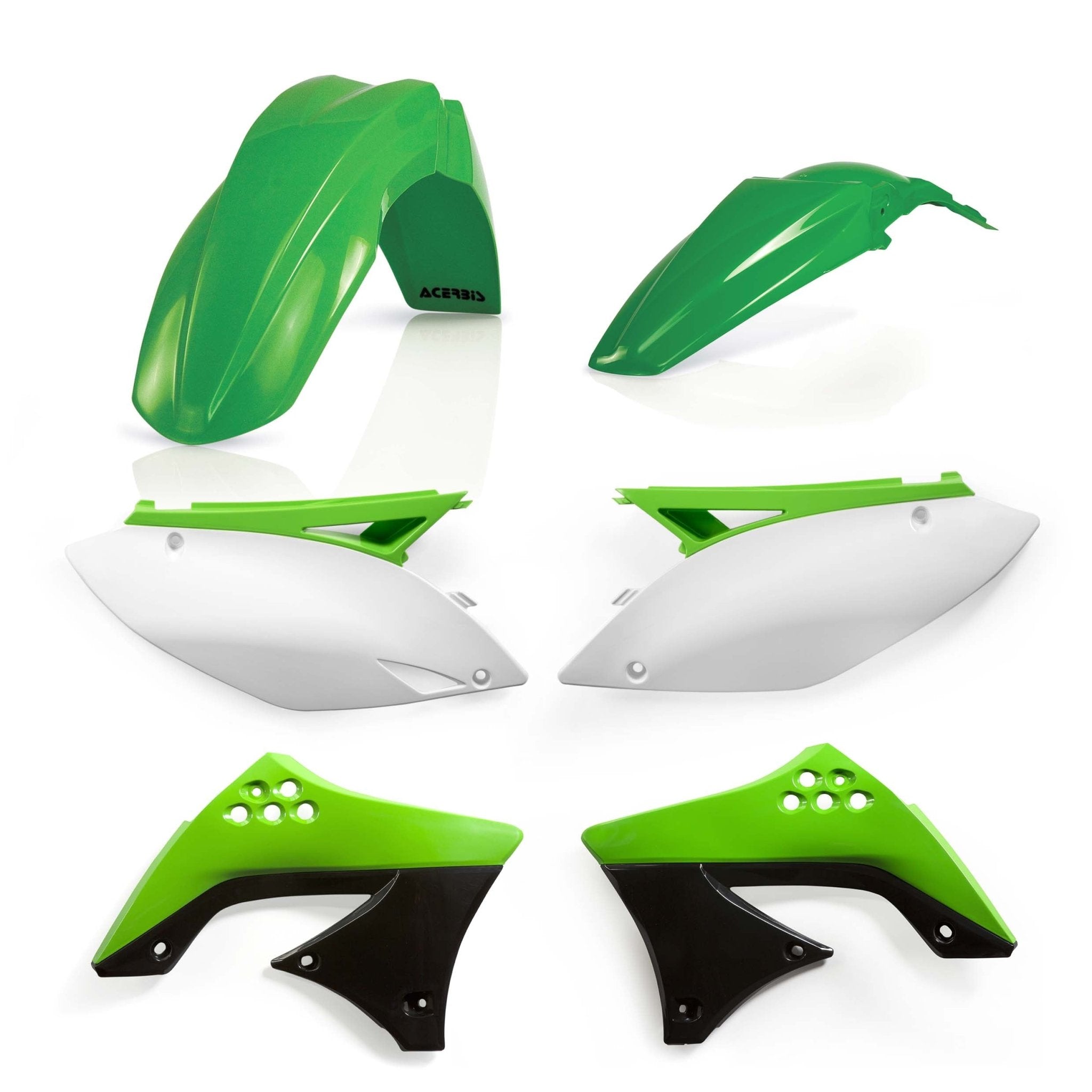 Acerbis Standard Plastic Kit Kawasaki | 214177 - MojoMotoSport.com