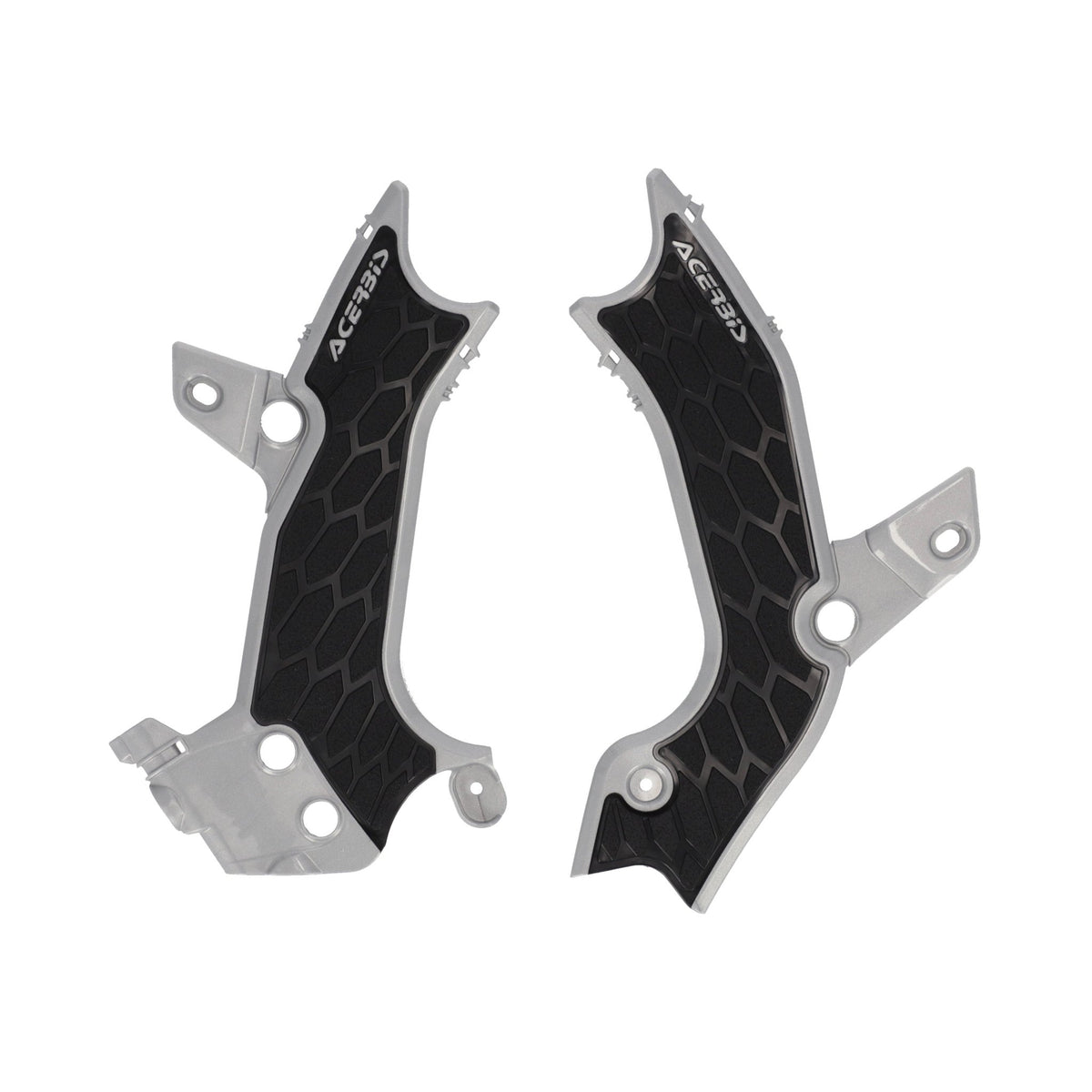 Acerbis X Grip Frame Guard Silver/Black Kawasaki KX450(X) 2024+ | 298367 - MojoMotoSport.com