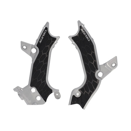 Acerbis X Grip Frame Guard Silver/Black Kawasaki KX450(X) 2024+ | 298367 - MojoMotoSport.com
