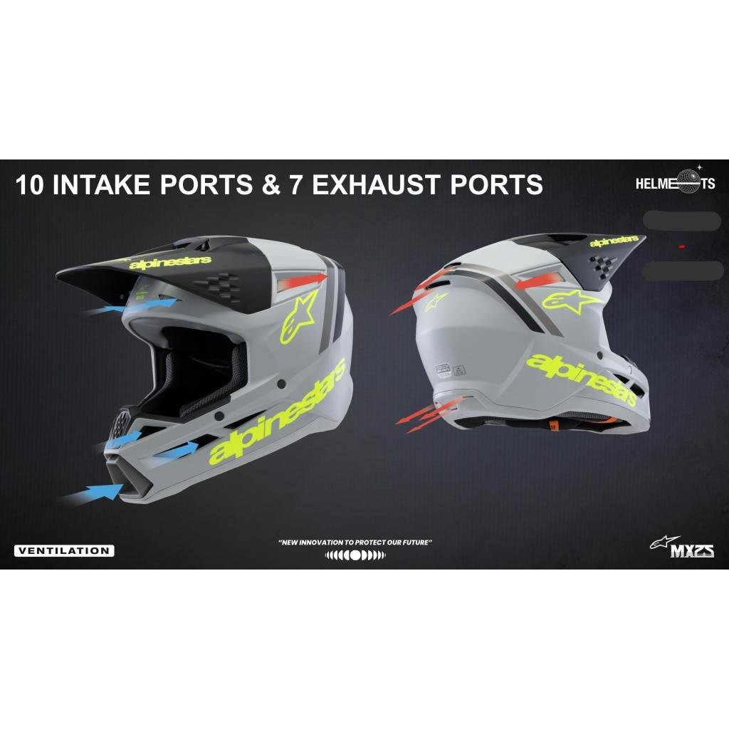 Alpinestars 2025 S - M3 Youth Helmets - MojoMotoSport.com