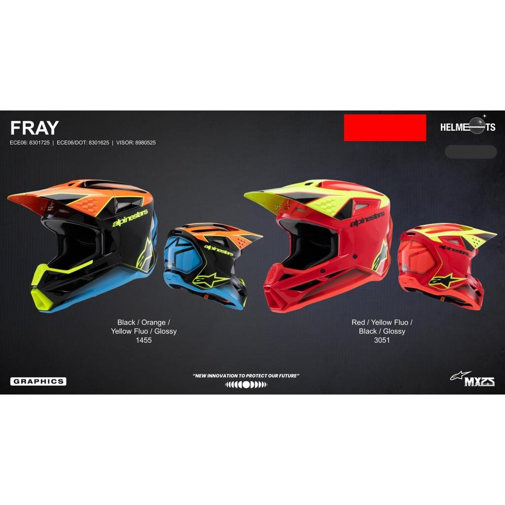 Alpinestars 2025 S - M3 Youth Helmets - MojoMotoSport.com