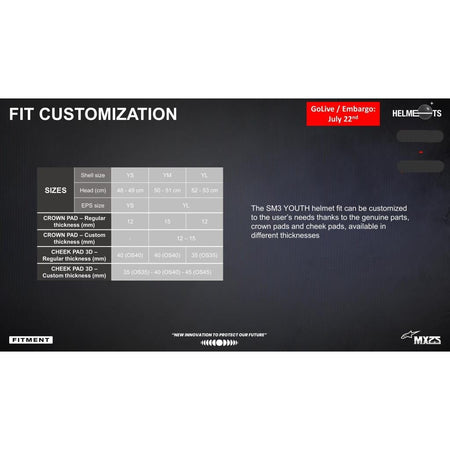 Alpinestars 2025 S - M3 Youth Helmets - MojoMotoSport.com