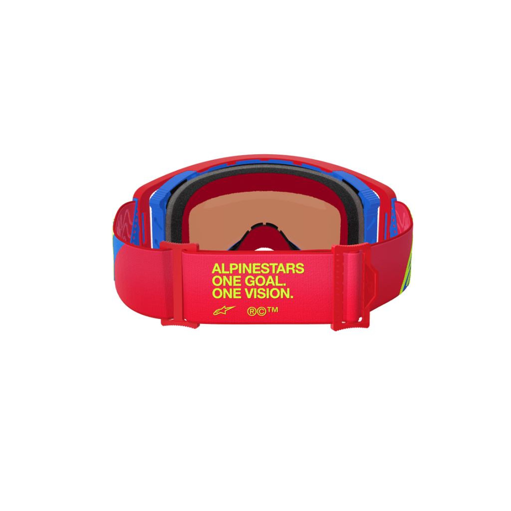 alpinestars goggles Alpinestars Supertech Goggles - Corp - Red/Blue - ABS Vision