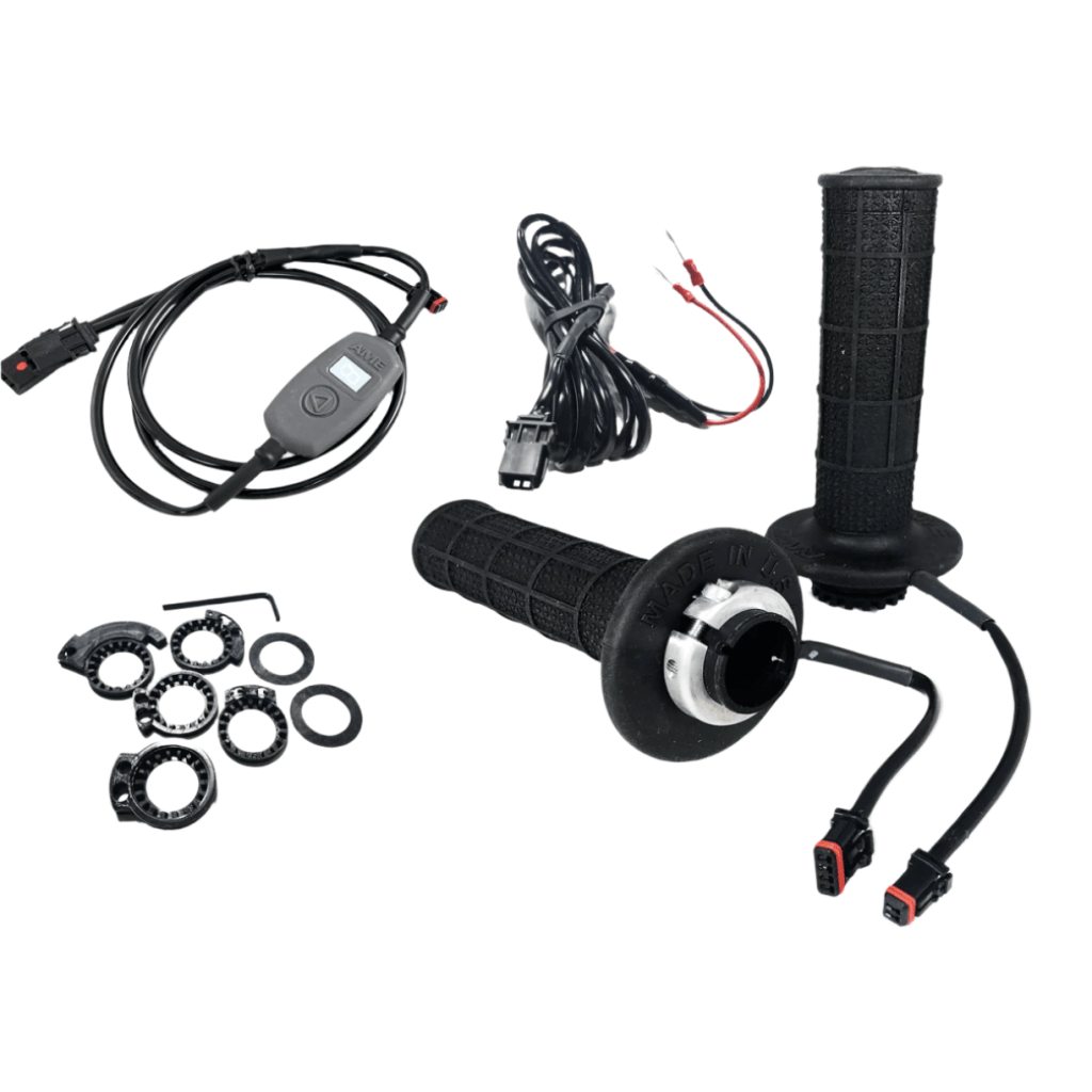 AME Full Waffle Lock - On Moto Heated Grips - MojoMotoSport.com