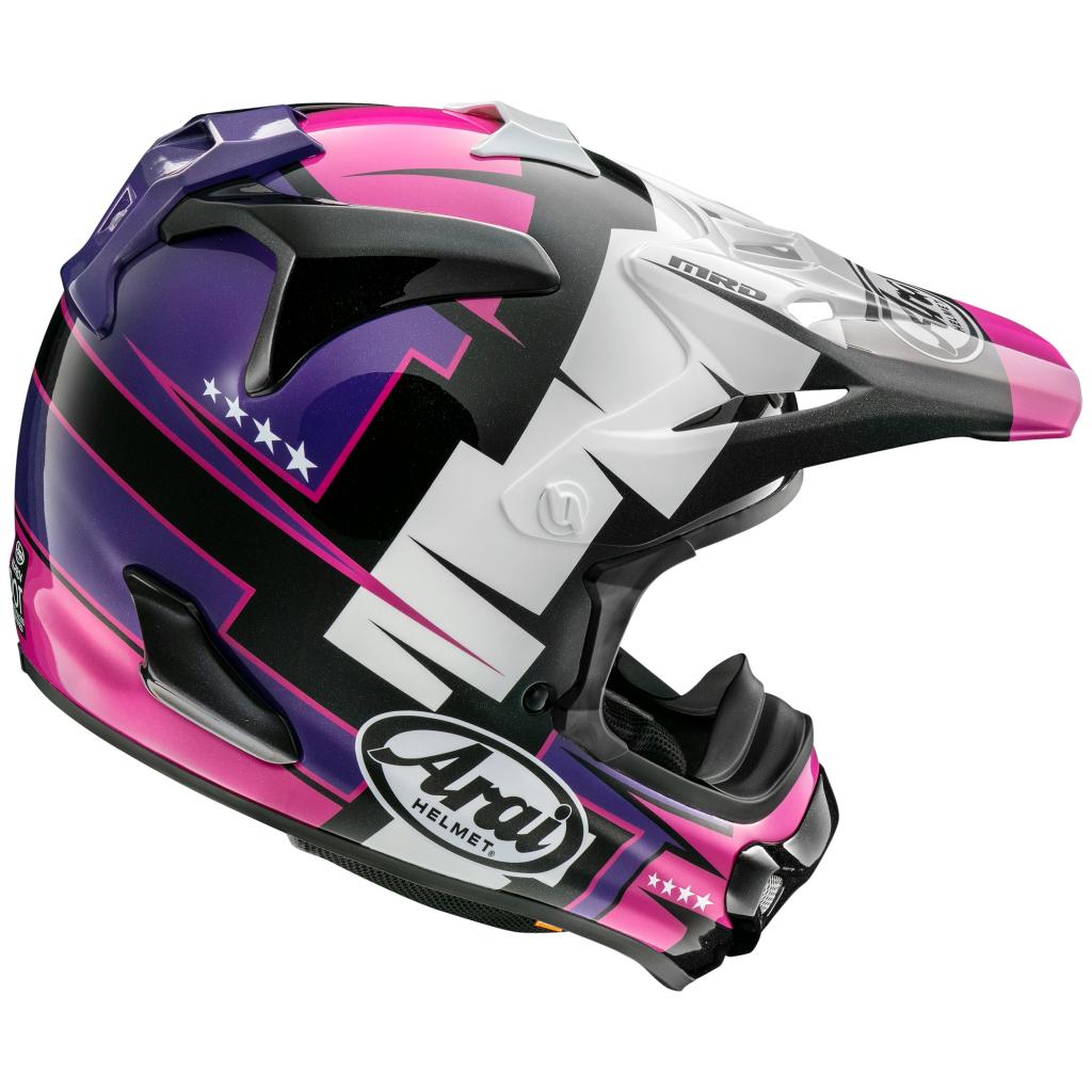Arai VX-Pro4 Block Helmet Black Frost XS Arai VX-Pro4 Block Helmet Black Frost XS