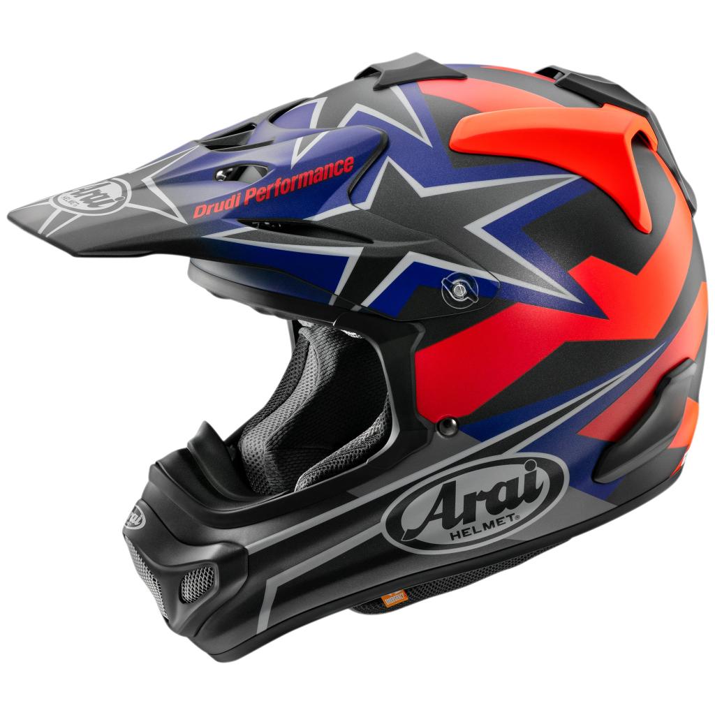 Arai VX-Pro4 Helmet - Stars & Stripes - Black Frost Arai VX-Pro4 Helmet - Stars & Stripes - Black Frost