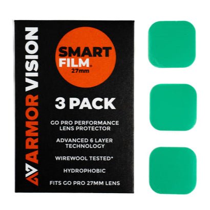 Armor Vision SMART FILM 27mm for GoPro Lens 3 - pk - MojoMotoSport.com