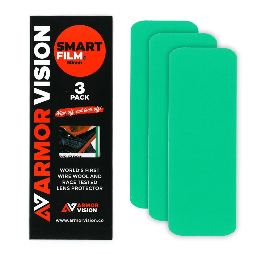 Armor Vision SMART FILM Lens Protector 50mm 3 - pk - MojoMotoSport.com