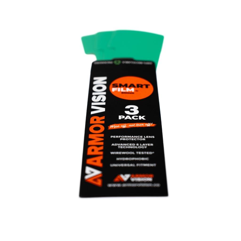 Armor Vision SMART FILM Lens Protector 62mm 3 - pk - MojoMotoSport.com