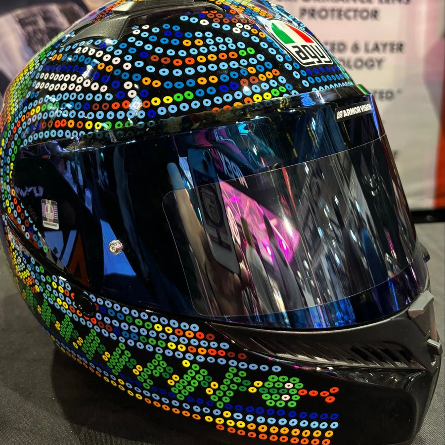 Armor Vision SMART FILM Lens Protector 75mm 3 - pk for Cylindrical Street Visors - MojoMotoSport.com