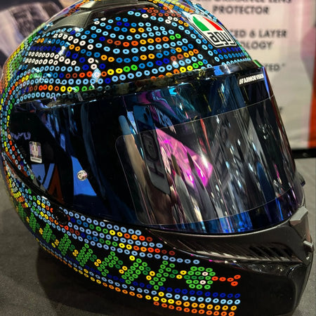 Armor Vision SMART FILM Lens Protector 75mm 3 - pk for Cylindrical Street Visors - MojoMotoSport.com