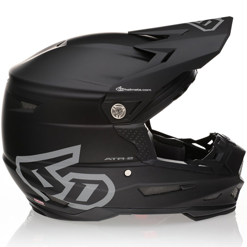 6D ATR-2 Solid Tri-Composite Moto Helmet