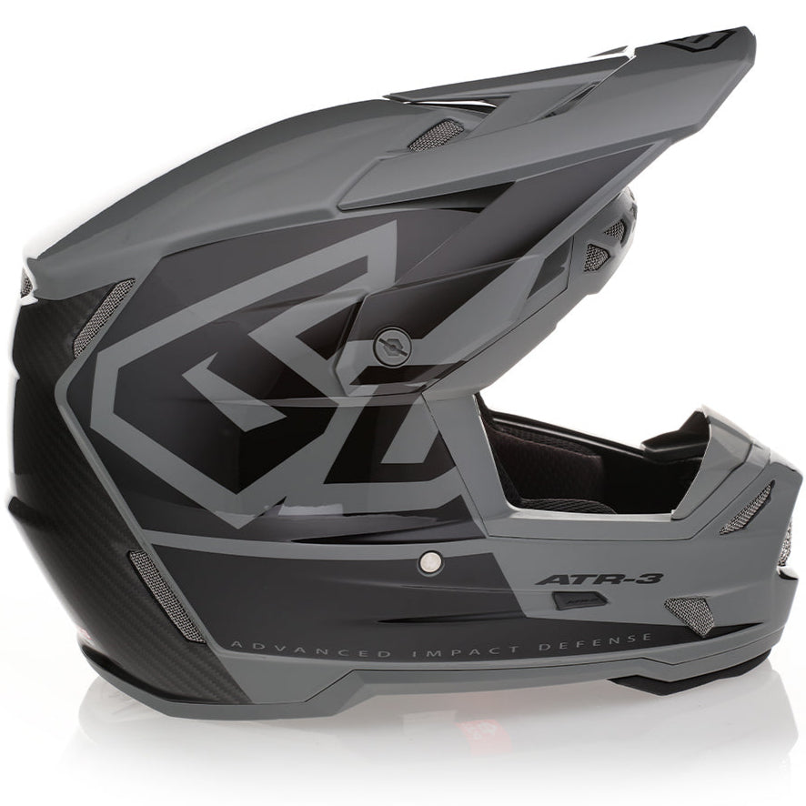 6D ATR-3Y Hex Carbon Composite Youth Moto Helmet