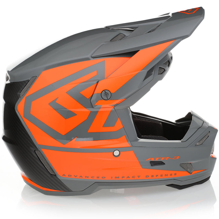 6D ATR-3 Hex Carbon Composite Moto Helmet