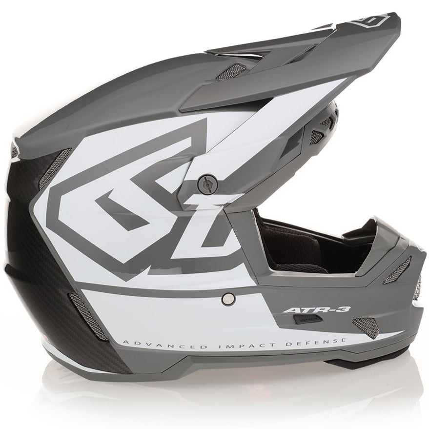 6D ATR-3 Hex Carbon Composite Moto Helmet