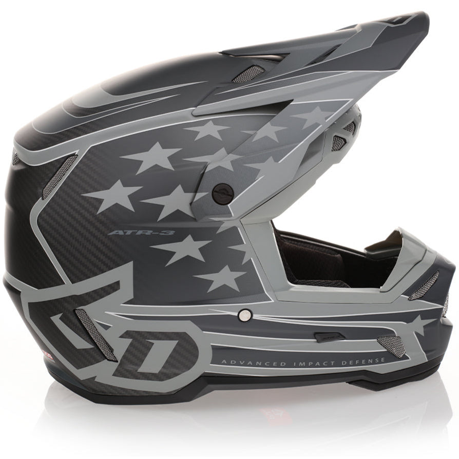 6D ATR-3 Patriot Carbon Composite Moto Helmet