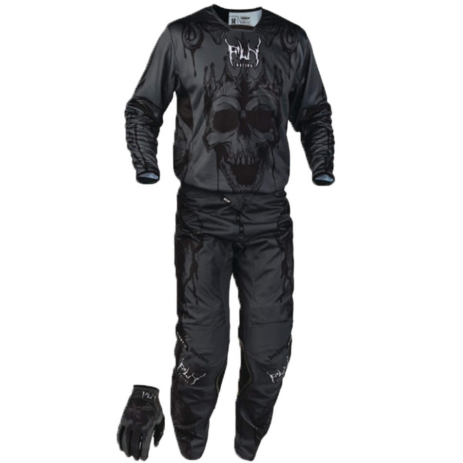 Fly Racing 2027 Kinetic Dark Series Gearset - Black/Grey