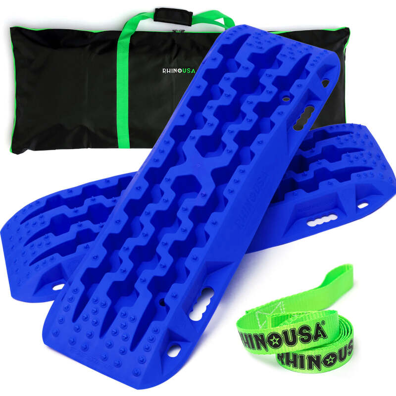 Rhino USA Recovery Traction Boards - Black (Pair)