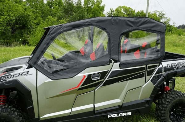 Seizmik Soft Doors with Zipper Polaris General 4 1000 | XP 4 1000 | 51-20982