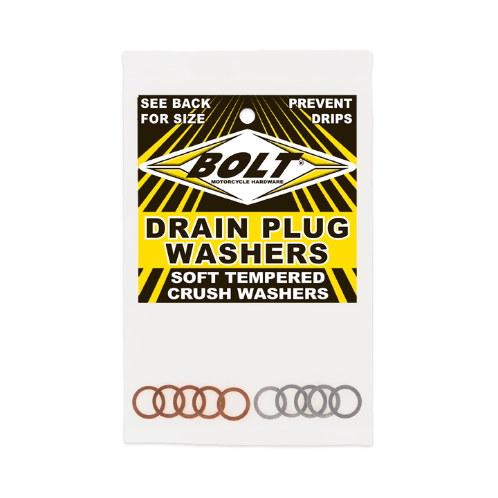 Bolt Banjo Crush Washers 10Mm 10/Pk 5 Aluminum & 5 Copper | DPWM10.145 - 10 - MojoMotoSport.com