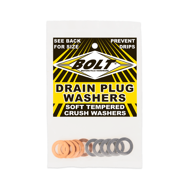 Bolt Crush Washers 12X20Mm 10/Pk 5 Aluminum & 5 Copper | DPWM12.20 - 10 - MojoMotoSport.com