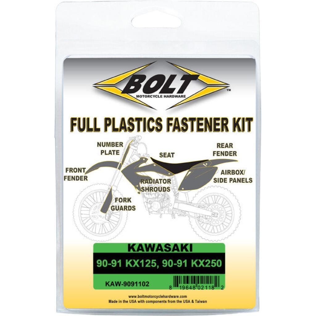 Bolt Full Plastic Fastener Kaw | KAW - 9091102 - MojoMotoSport.com