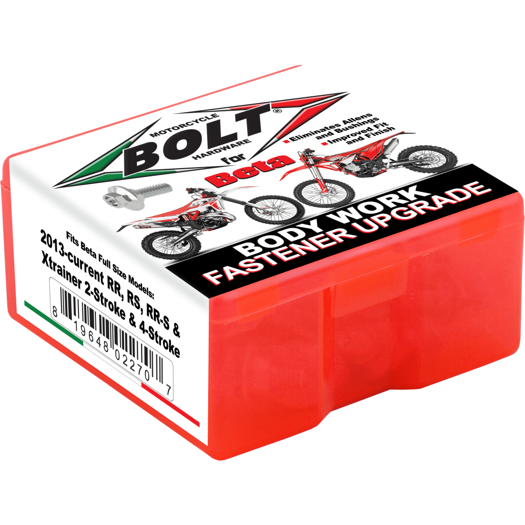 Bolt Full Plastic Fastener Kit Beta Rr/Rr - S/Rs/Xtrainer | BET - 1300124 - MojoMotoSport.com