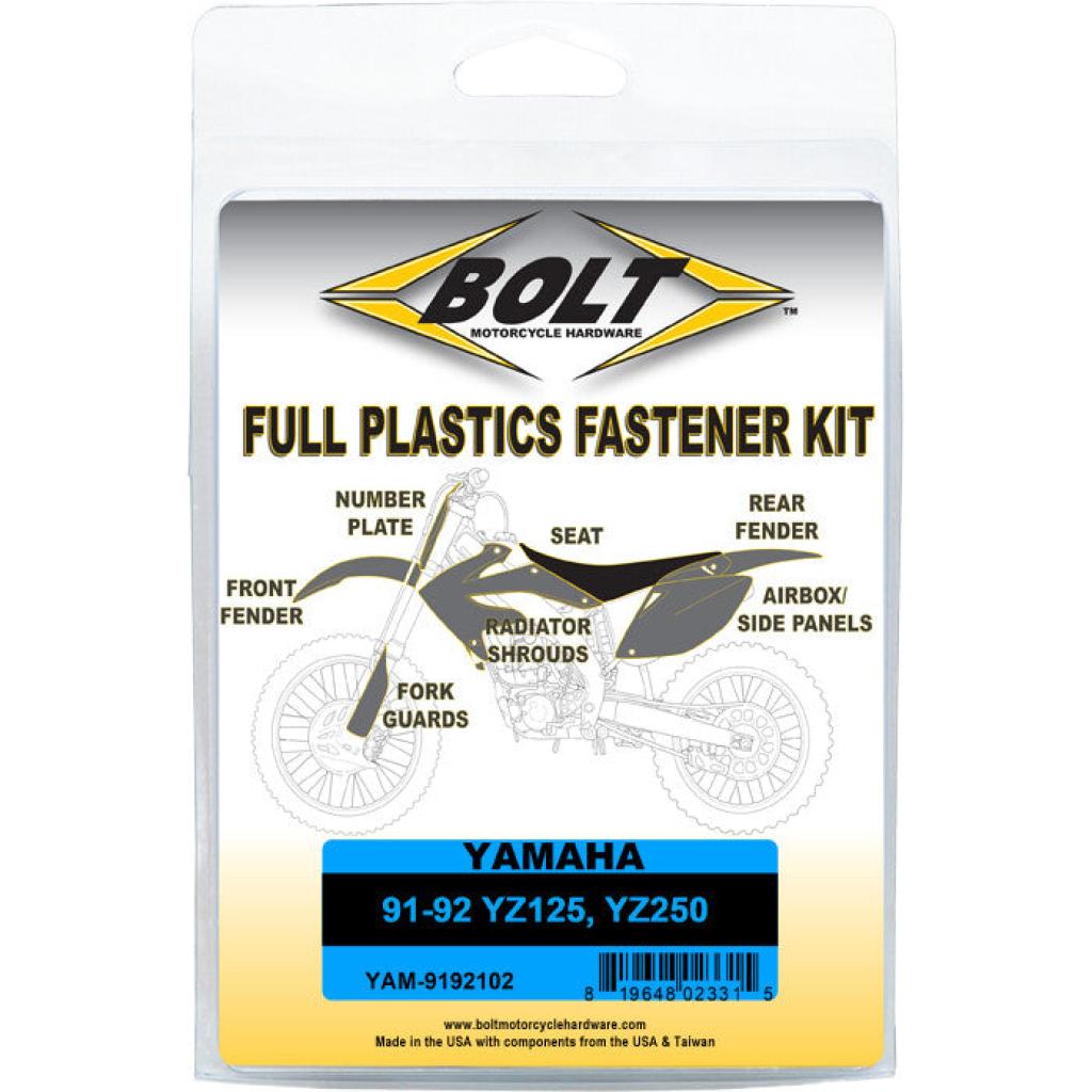 Bolt Full Plastic Fastener Yam | YAM - 9192102 - MojoMotoSport.com