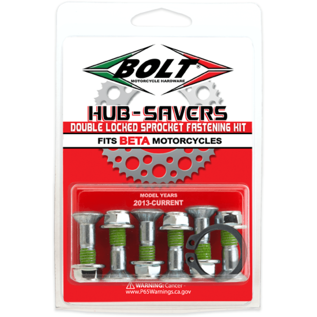 Bolt Hub - Savers Double Lock Sprocket Fastenrs Beta | HS.BETA - MojoMotoSport.com
