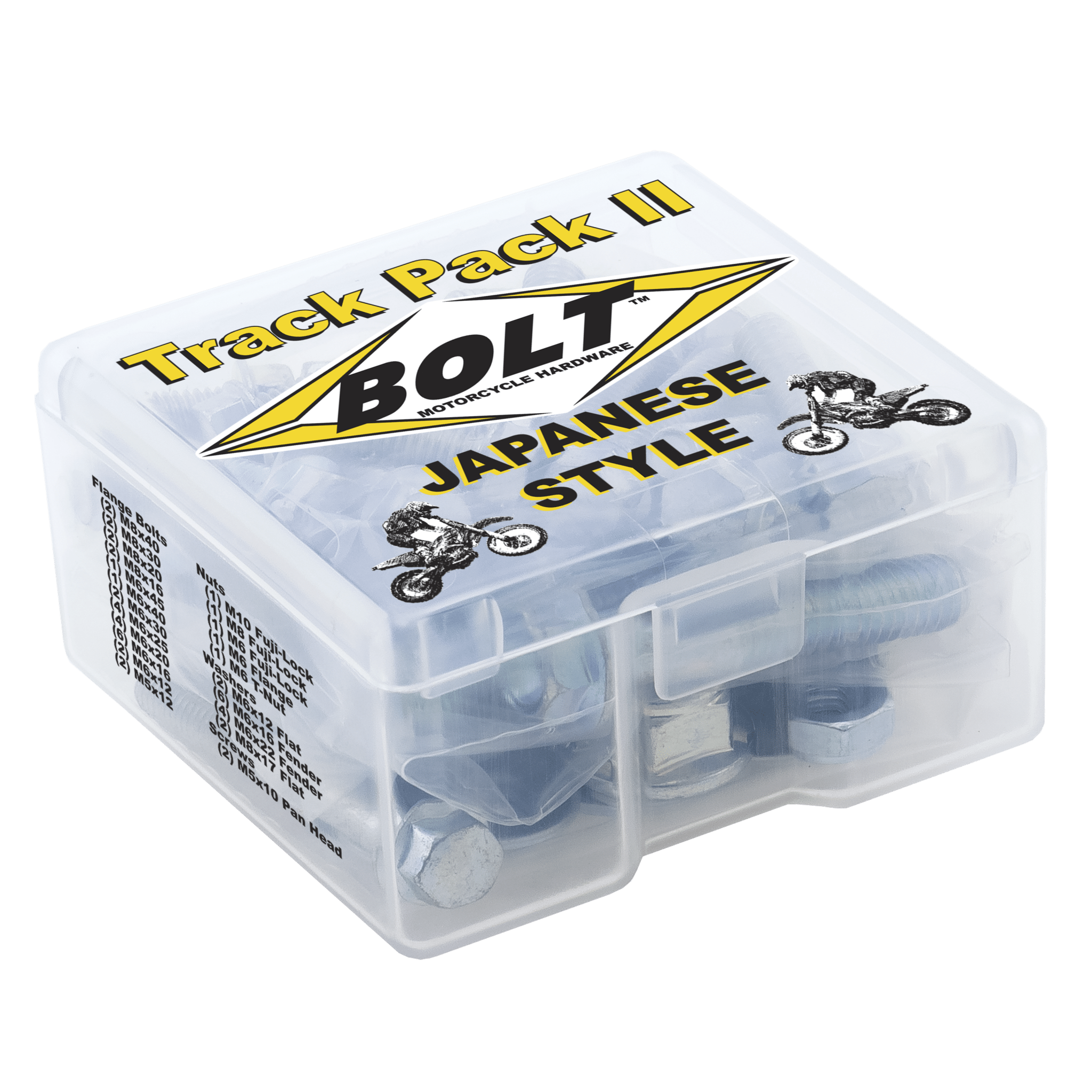 Bolt Japanese Style Track Pack Ii | 54TRKPK - MojoMotoSport.com
