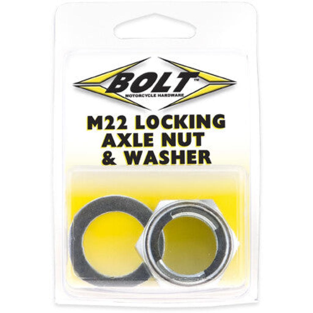 Bolt Locking Axle Nut 22Mm | AXN22 - MojoMotoSport.com