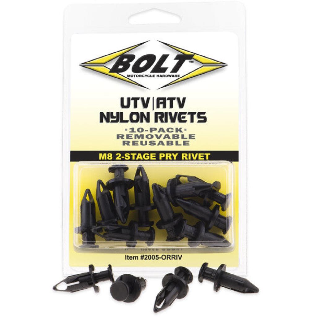 Bolt M8 Pry Rivet Kit 10/Pk | 2005 - 0RRIV - MojoMotoSport.com