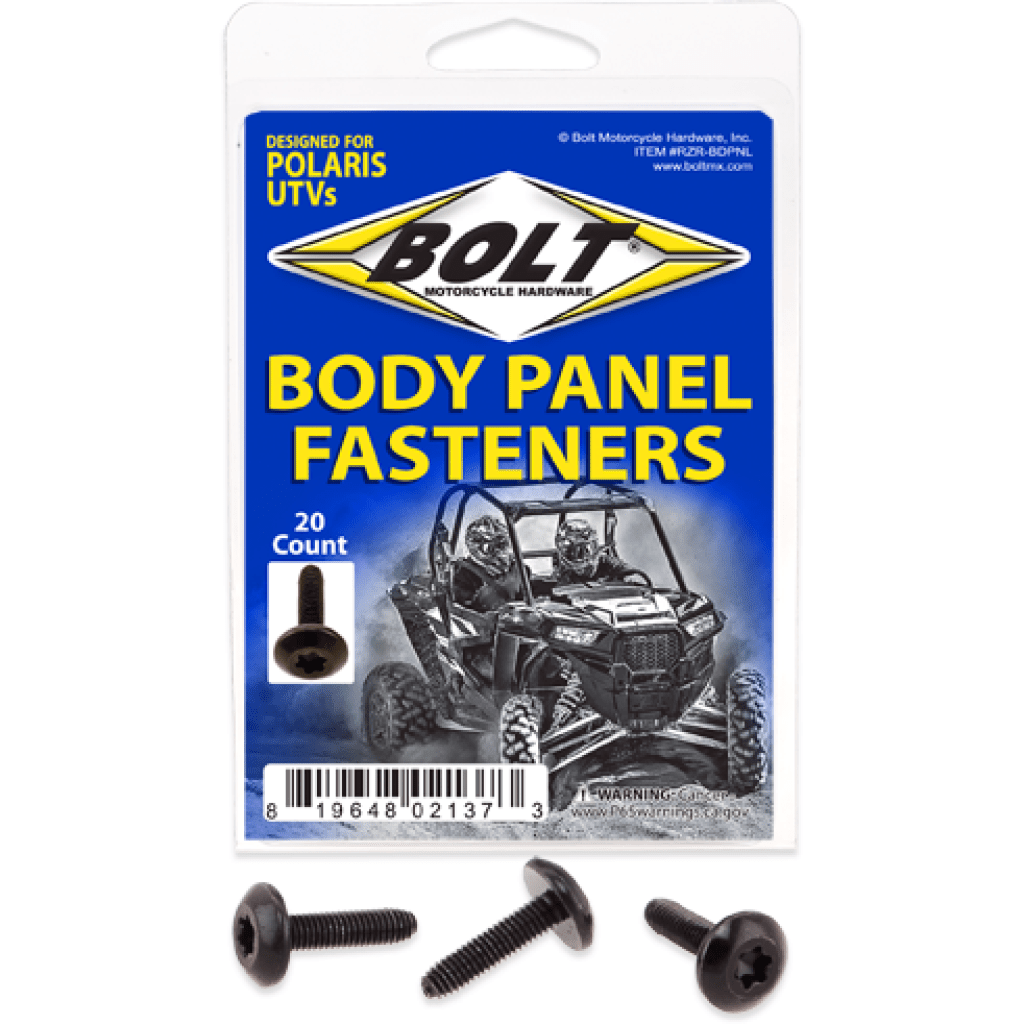 Bolt Utv Body Panel Fasteners M6X24 Body Panel Screws 20Pk | RZR - BDPNL - MojoMotoSport.com