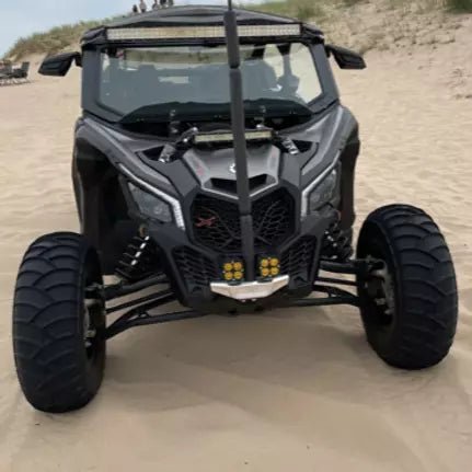 Bosman Designs Front Billet Bumper Silver fits Can Am X3 | X3001 - MojoMotoSport.com