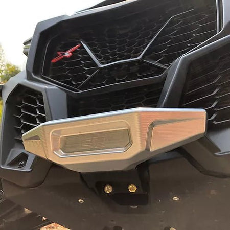 Bosman Designs Front Billet Bumper Silver fits Can Am X3 | X3001 - MojoMotoSport.com
