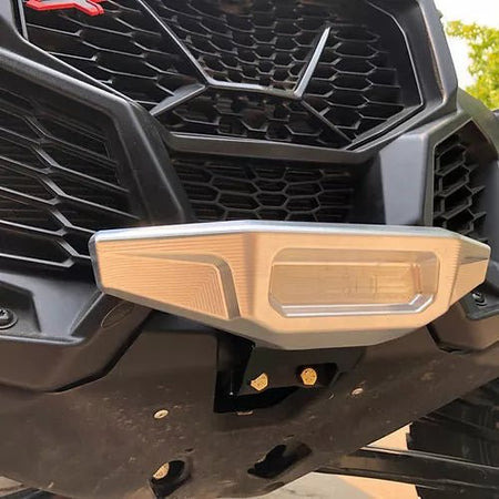 Bosman Designs Front Billet Bumper Silver fits Can Am X3 | X3001 - MojoMotoSport.com