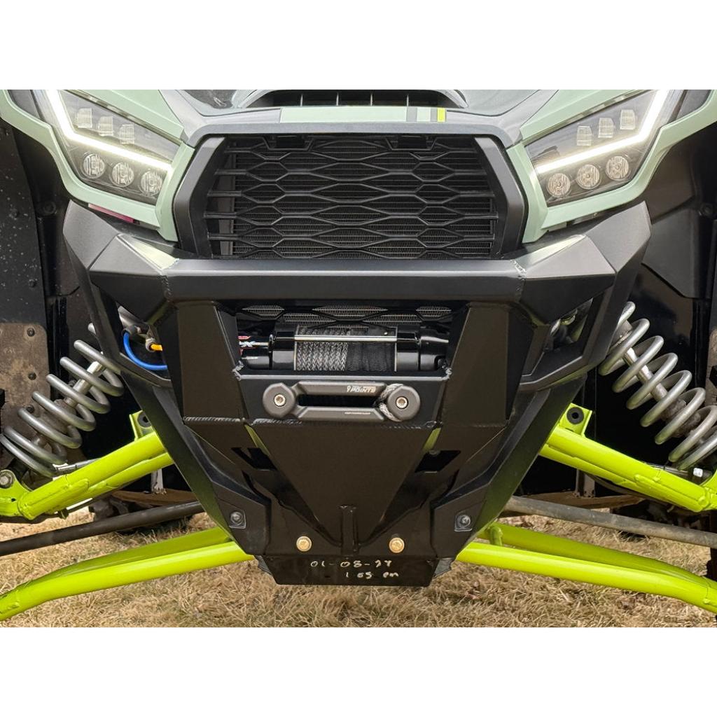 Bosman Designs Top - Mount Front Winch Bumper Kawasaki KRX 1000 - MojoMotoSport.com