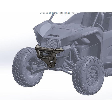 Bosman Designs Top - Mount Front Winch Bumper Kawasaki KRX 1000 - MojoMotoSport.com