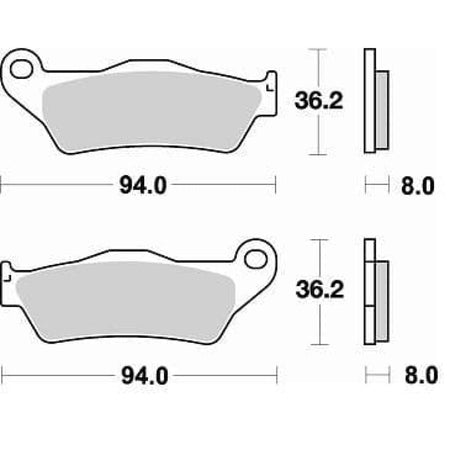 Braking Sintered High Performance Front Brake Pad Set KTM/HUS/STARK | 746CM46 - MojoMotoSport.com
