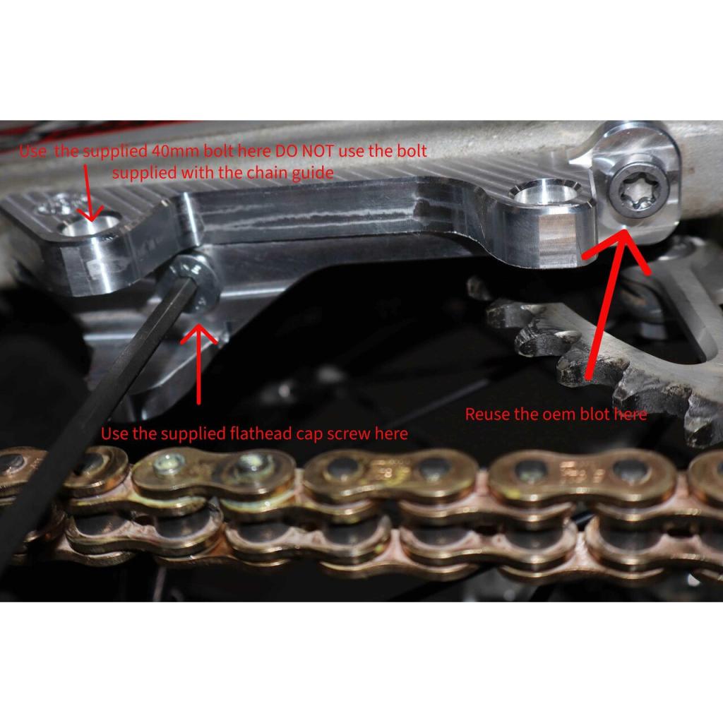 Bulletproof Designs Stark Varg Chain Guide Mount | SV - CG - 24 - MojoMotoSport.com