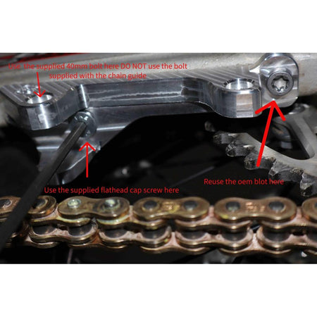 Bulletproof Designs Stark Varg Chain Guide Mount | SV - CG - 24 - MojoMotoSport.com